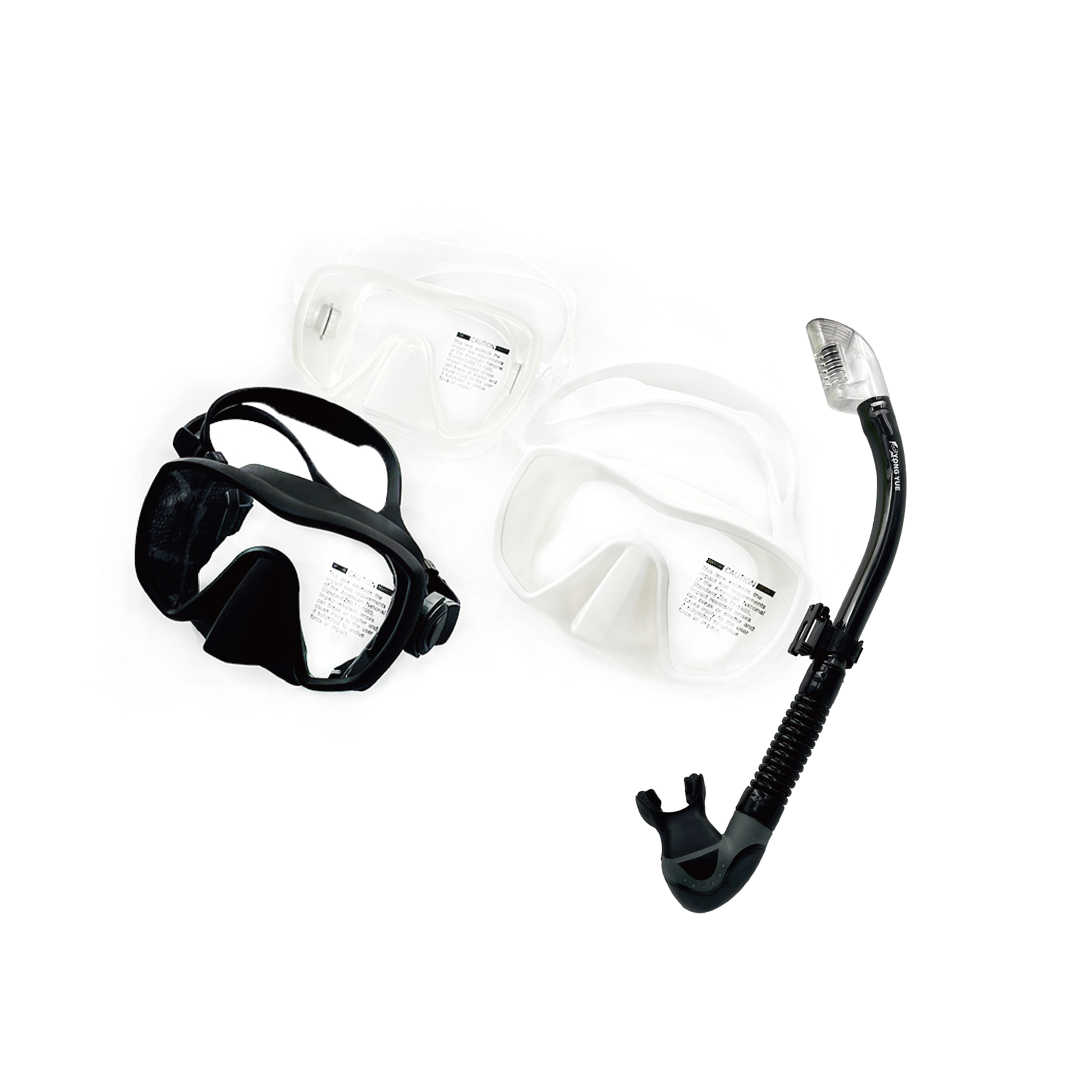 YONGYUE矽膠面鏡呼吸管組-M41S