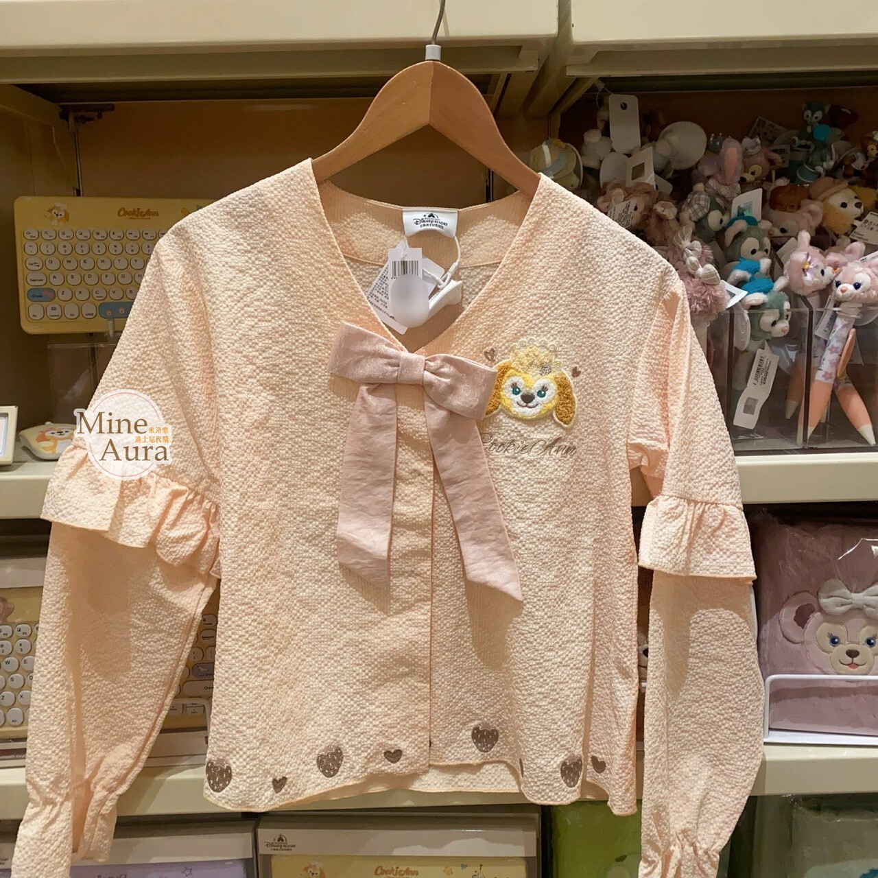 夢幻慶典系列 可琦安 餅乾 CookieAnn 長袖 襯衫 上衣 -上海迪士尼樂園