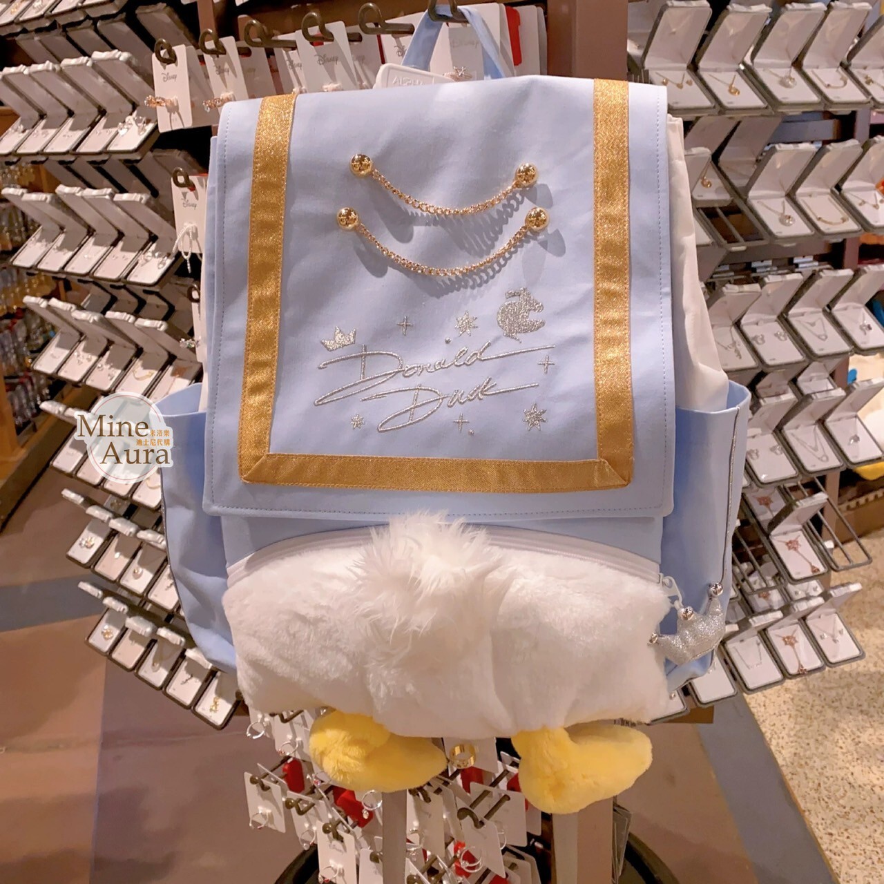 2025 唐老鴨 Donald 生日系列 絨毛屁屁腳丫 造型 後背包 -上海迪士尼樂園