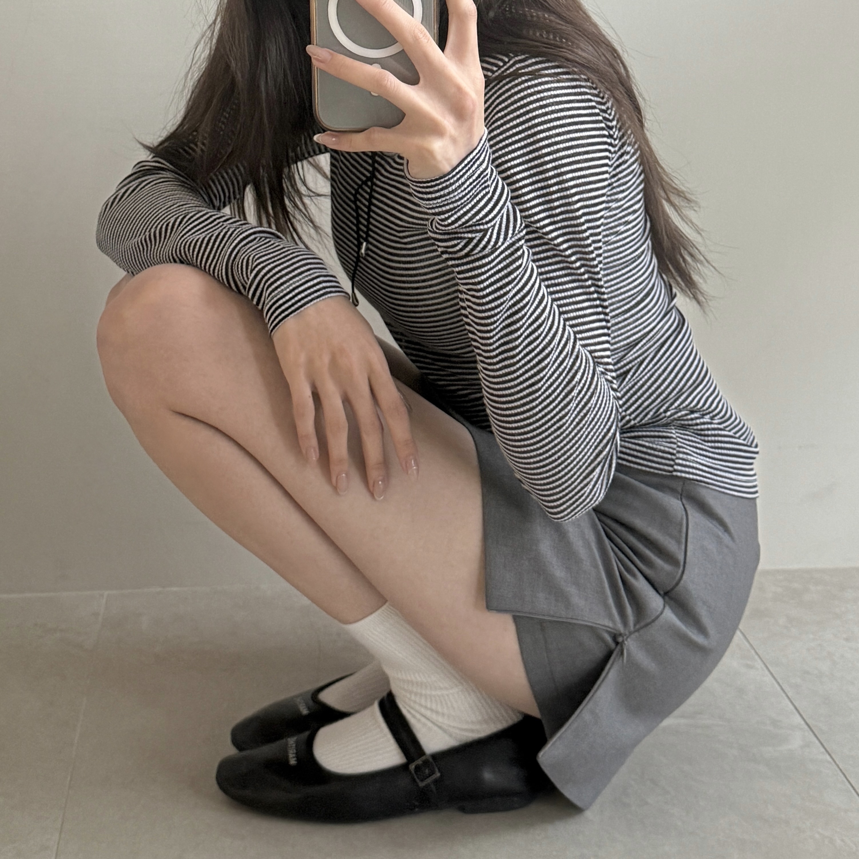 分號女孩西裝小短裙