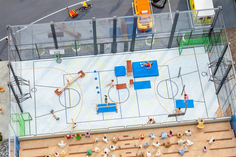 Faller 180354 HO規 體育館室內設備