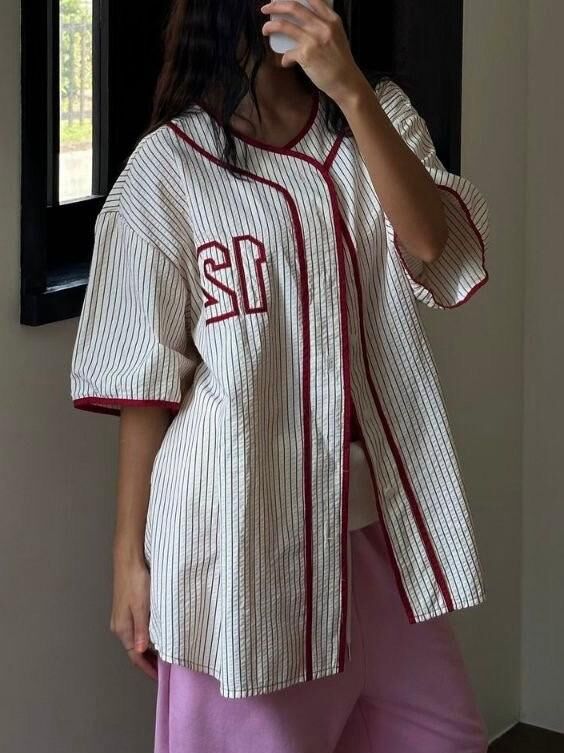 直間數字開胸短袖Tee 12GAUGE-033JK