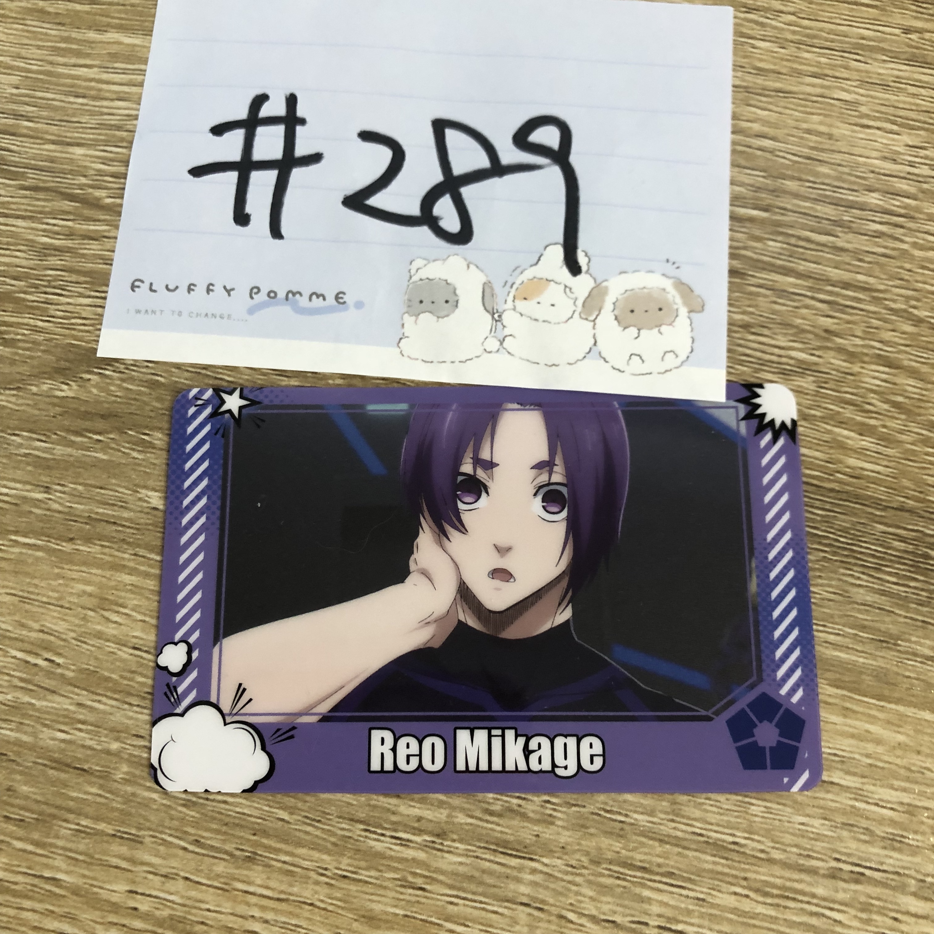 BlueLock  玲王 小卡#289