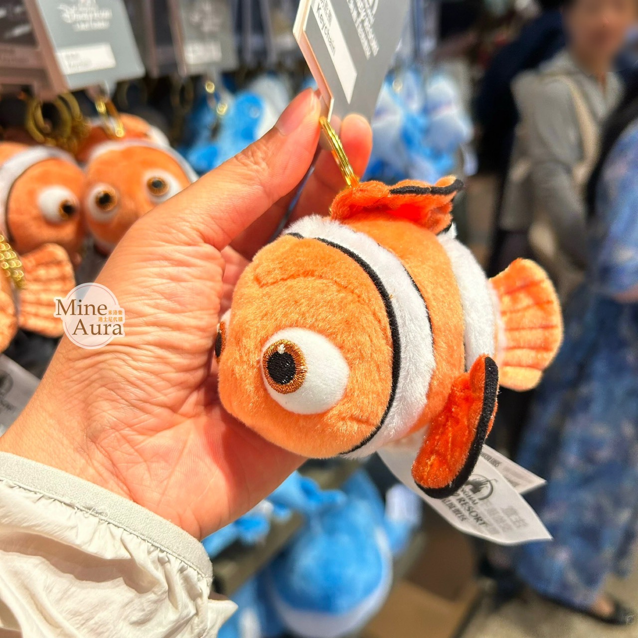 海底總動員 Finding Nemo 經典角色 絨毛 鑰匙圈 吊飾 -上海迪士尼樂園