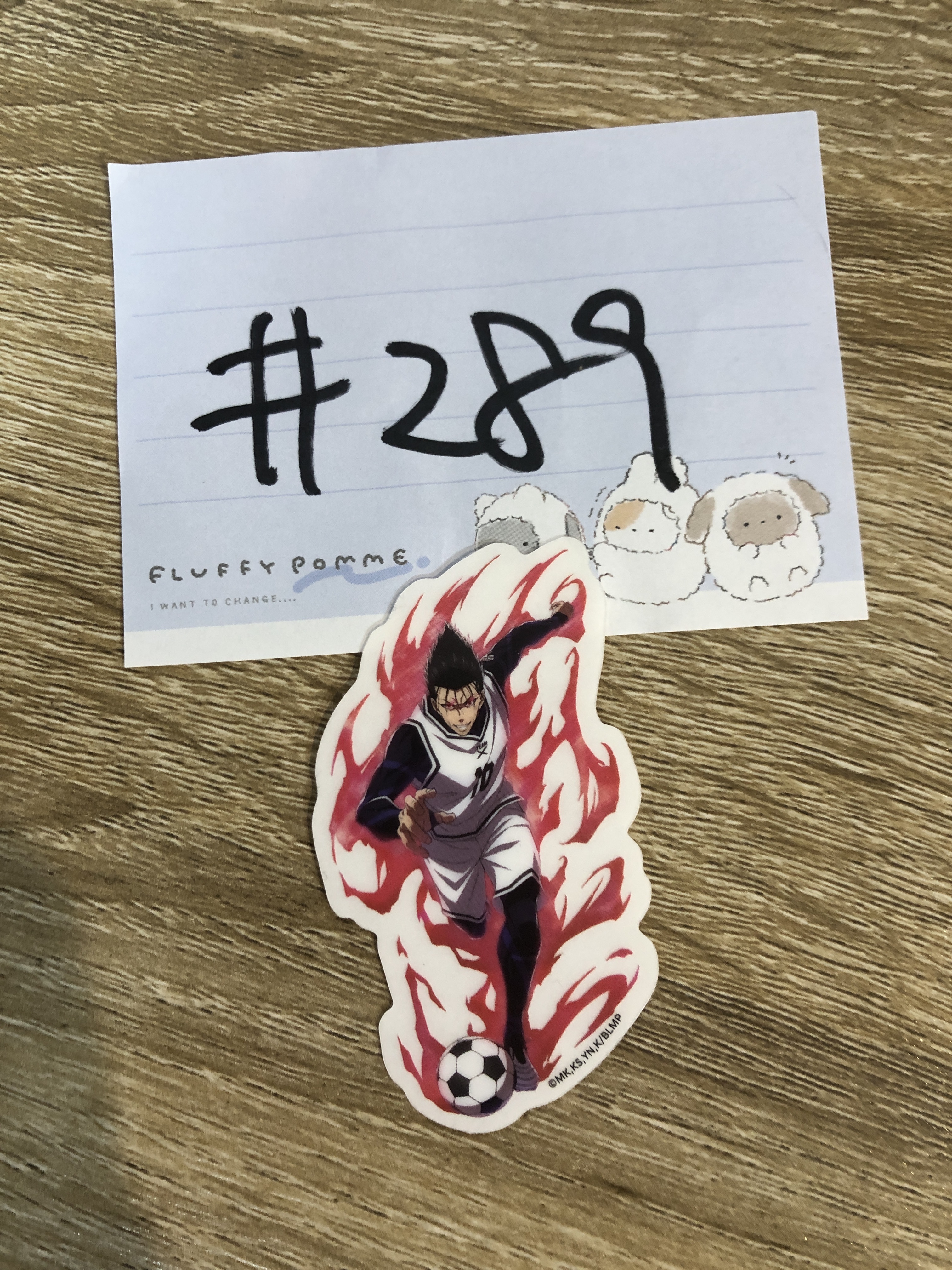 BlueLock 馬狼 貼紙#289