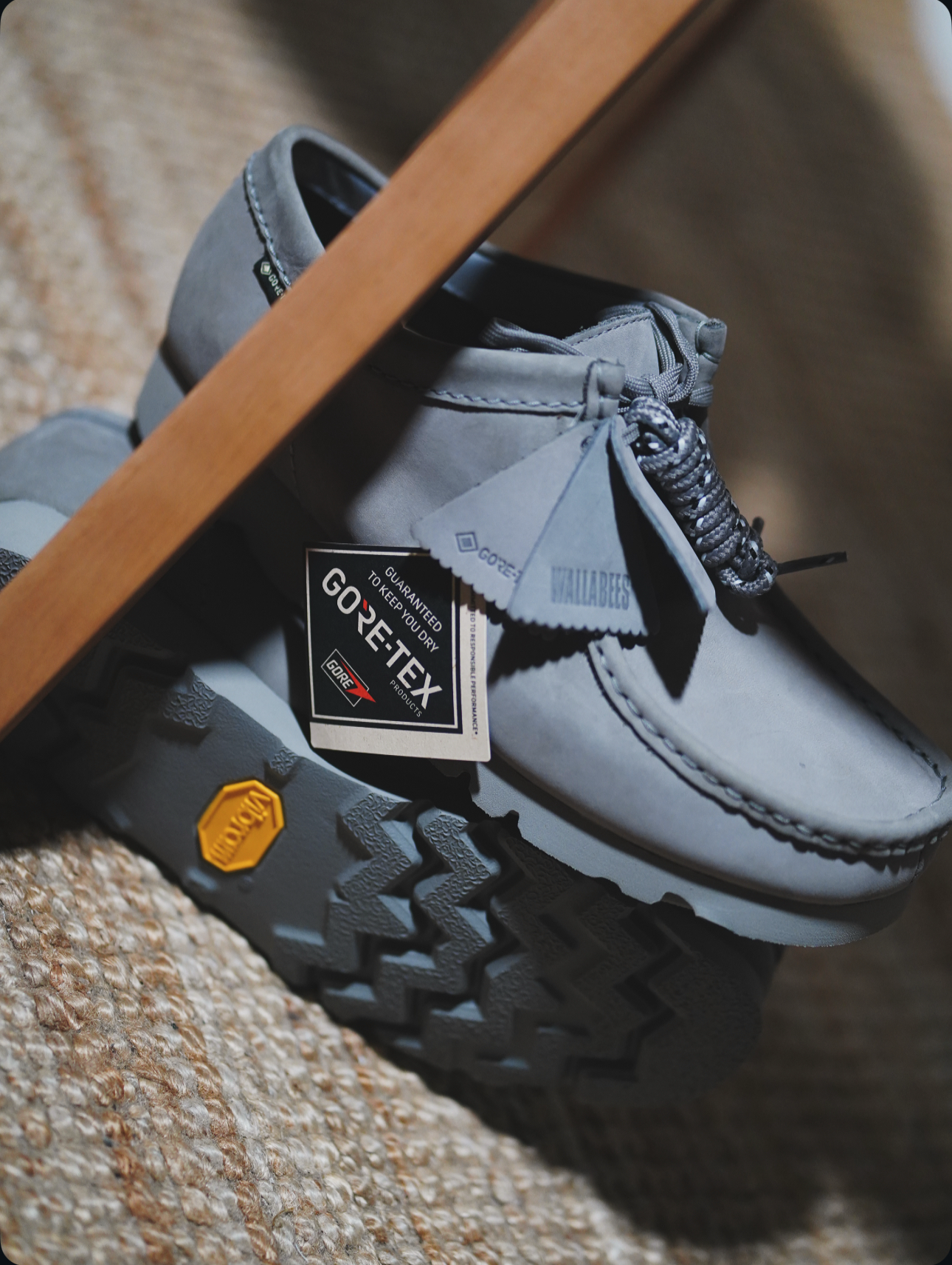 現貨|Clarks Originals Wallabee Gore-tex Grey Nubuck