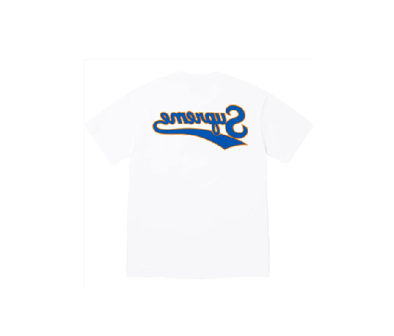 2024SS Supreme BACKWARDS TEE 背面 字體 LOGO 短袖