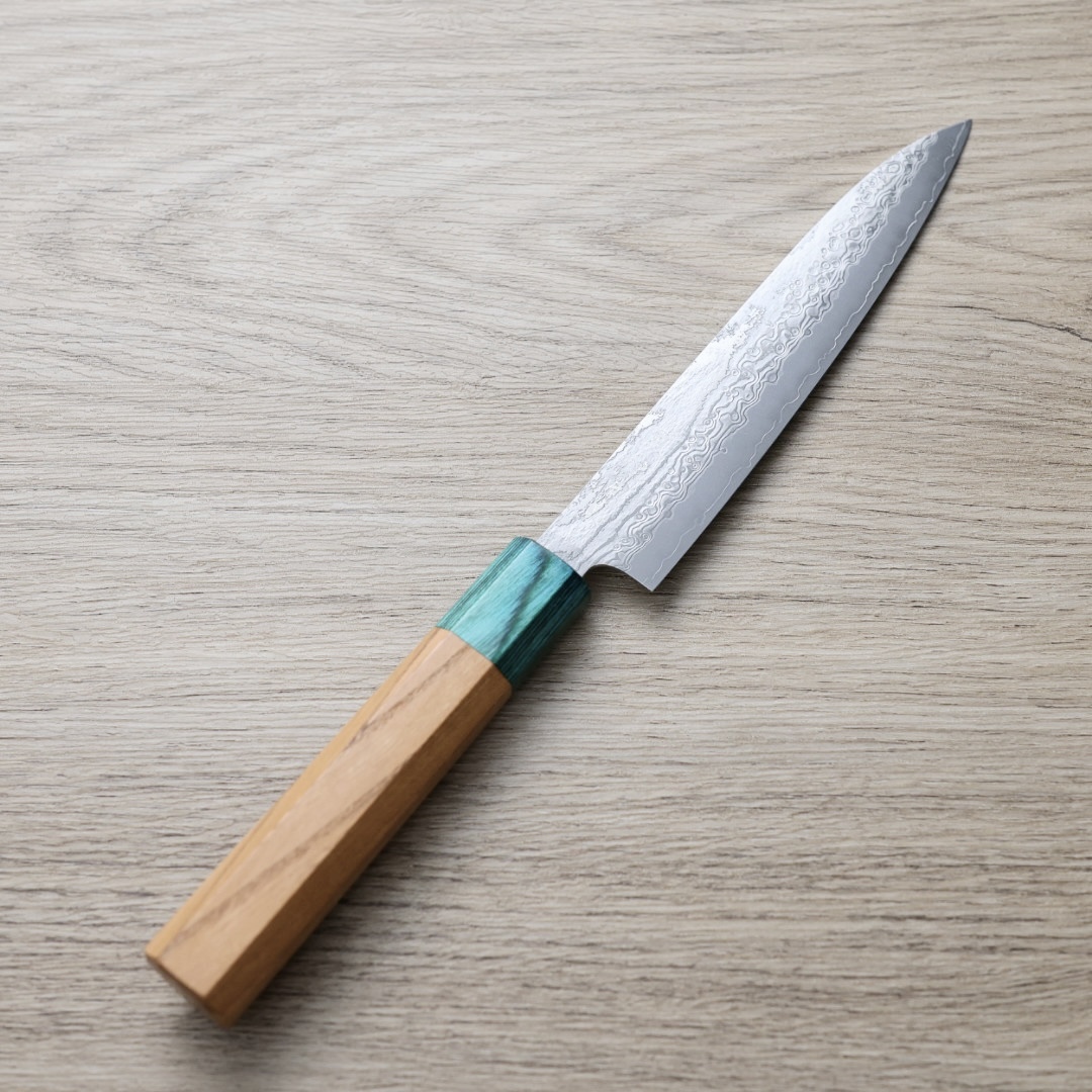 黑崎真 木靈 蔬果刀 150mm VG10W鋼 大馬士革