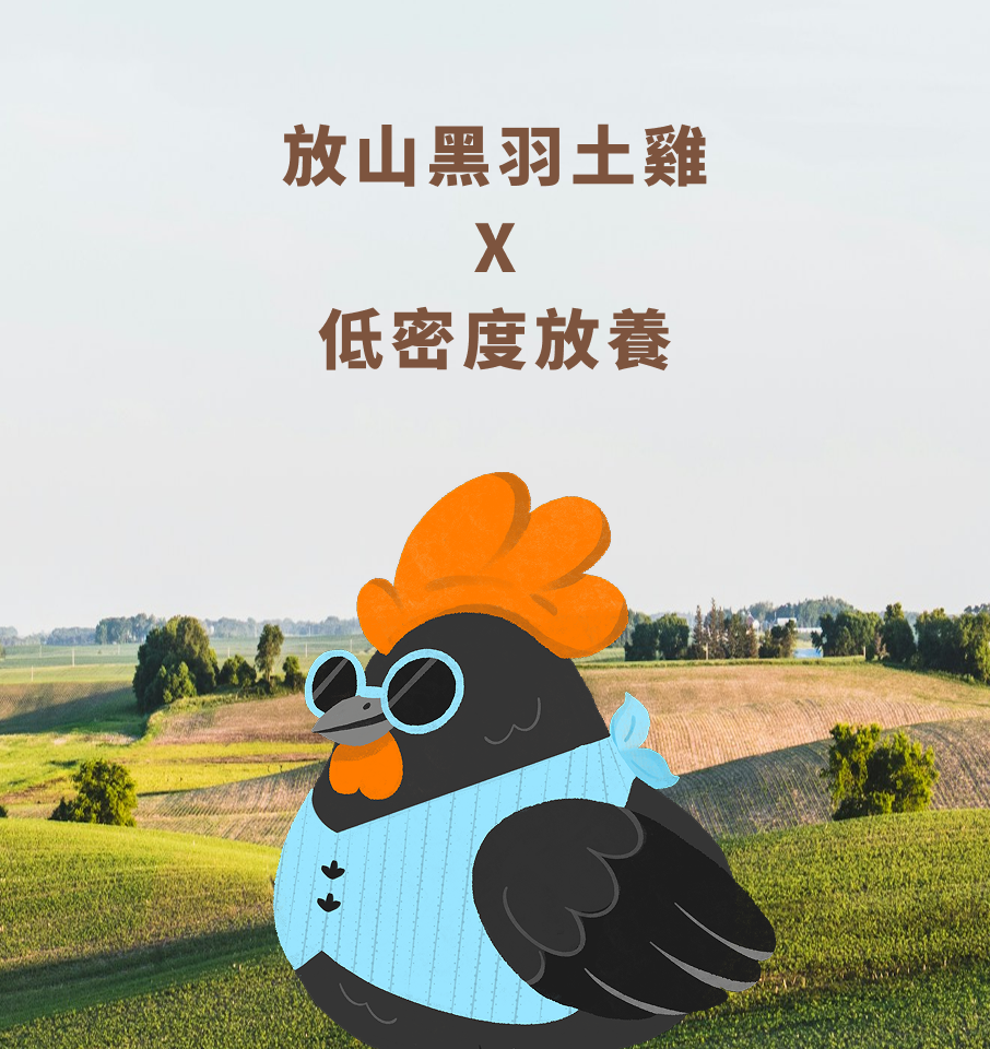 吾在意慢雞烤-放山黑羽土雞X低密度放養