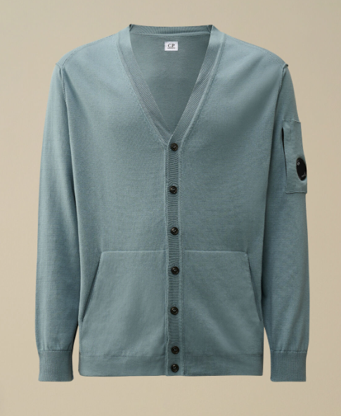 C.P. Company  Sea Island Button Lens Cardigan    JUN25