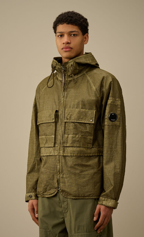 C.P. Company   Rafia Zip Hooded Jacket   JUN25