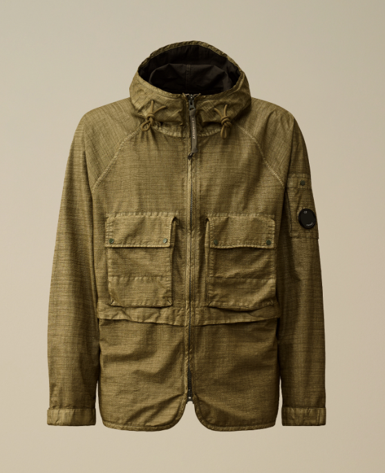 C.P. Company   Rafia Zip Hooded Jacket   JUN25