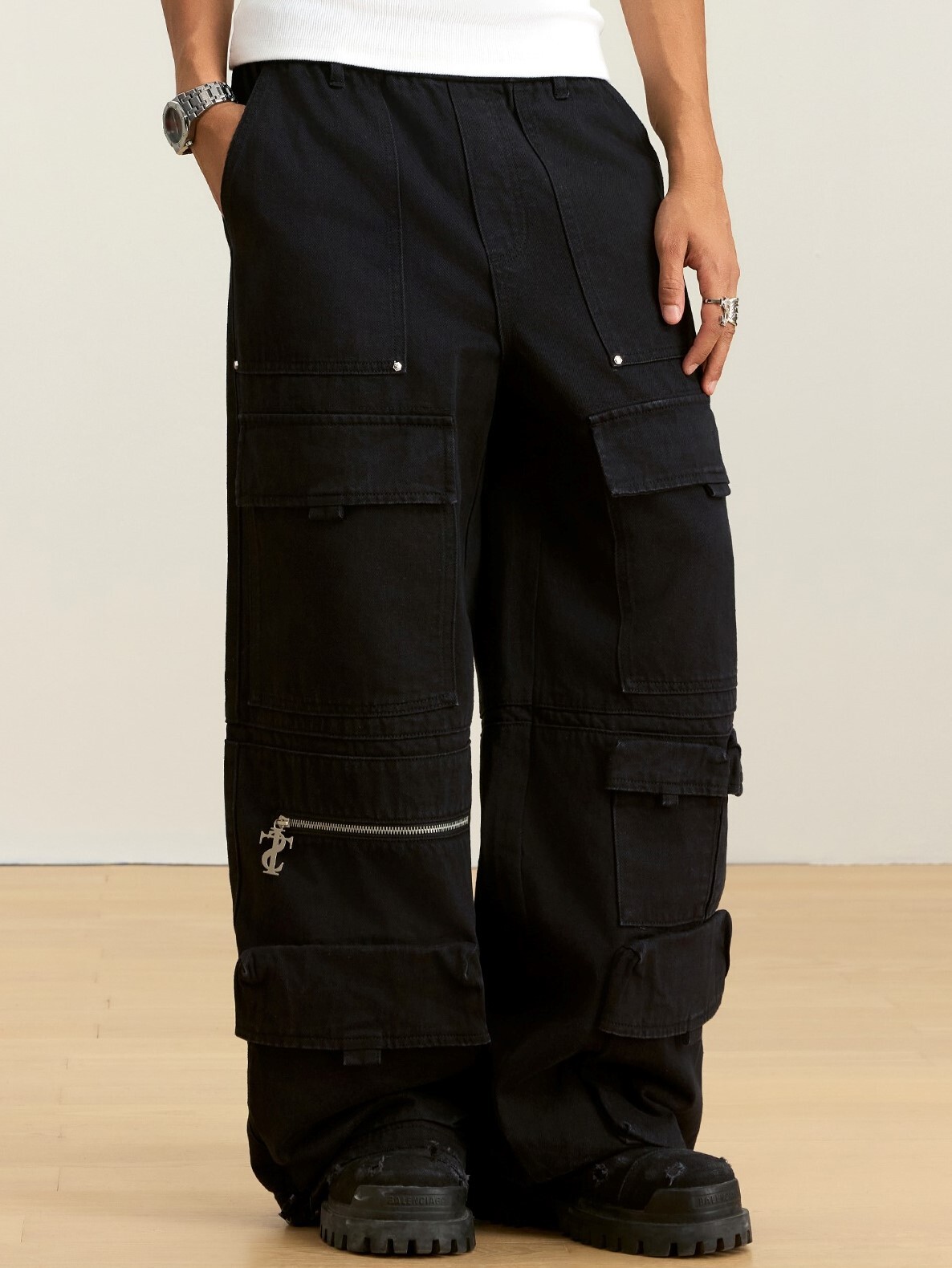 STK SmallTownKid 多口袋 機能 傘兵工裝褲