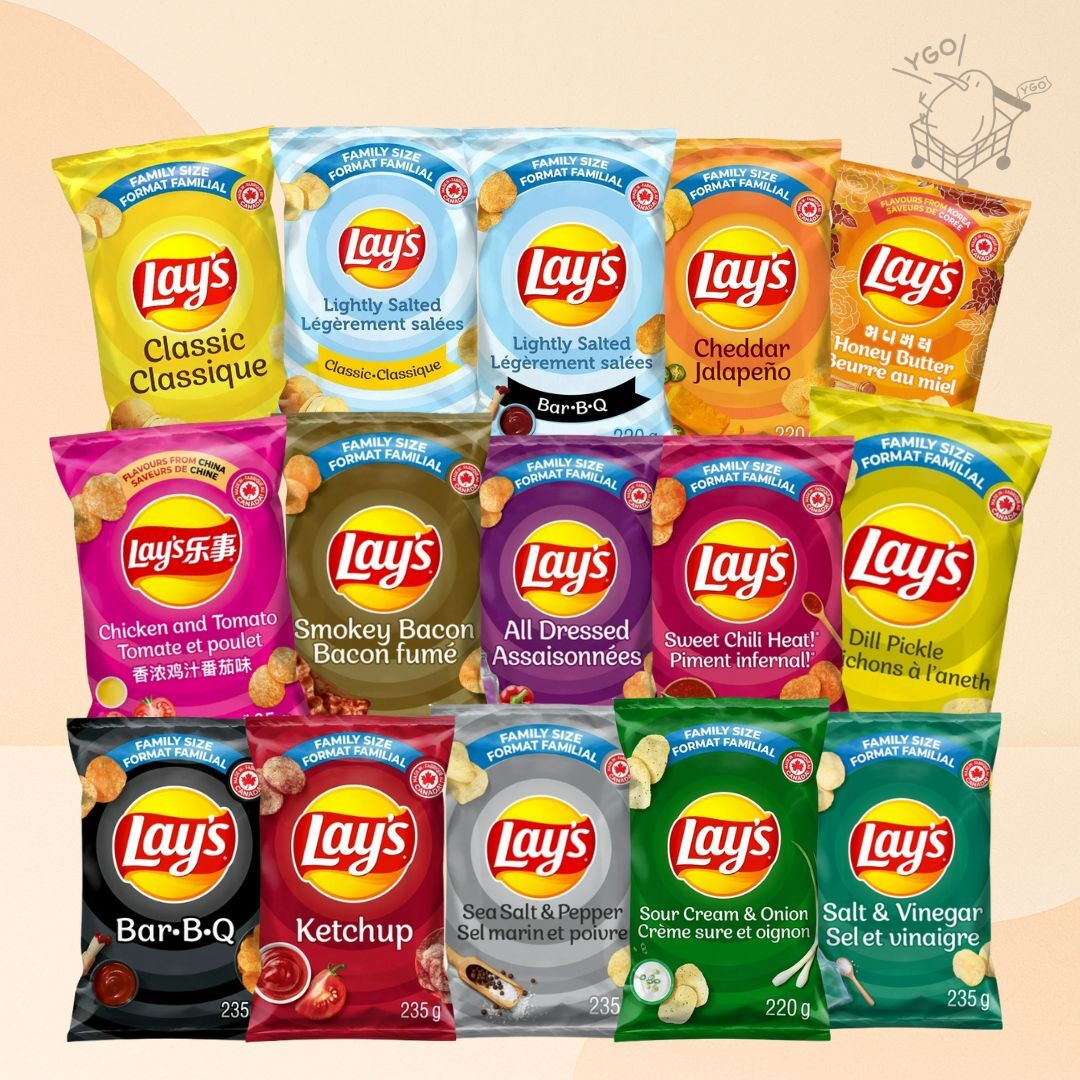 Canada LAYS 樂事 洋芋片系列 - 多口味任選