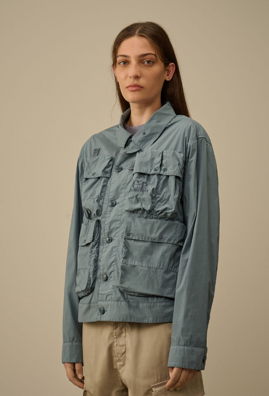 C.P. Company  50 Fili Stretch Multi-Pocket Bomber Jacket    JUN25