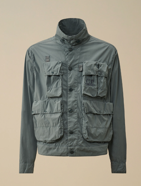 C.P. Company  50 Fili Stretch Multi-Pocket Bomber Jacket    JUN25