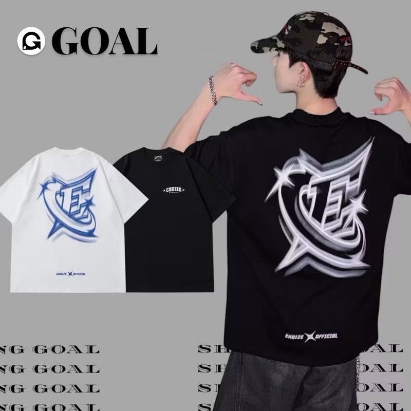 GOAL 美式街頭字母短TEE 男女款 CHOIZE K2811