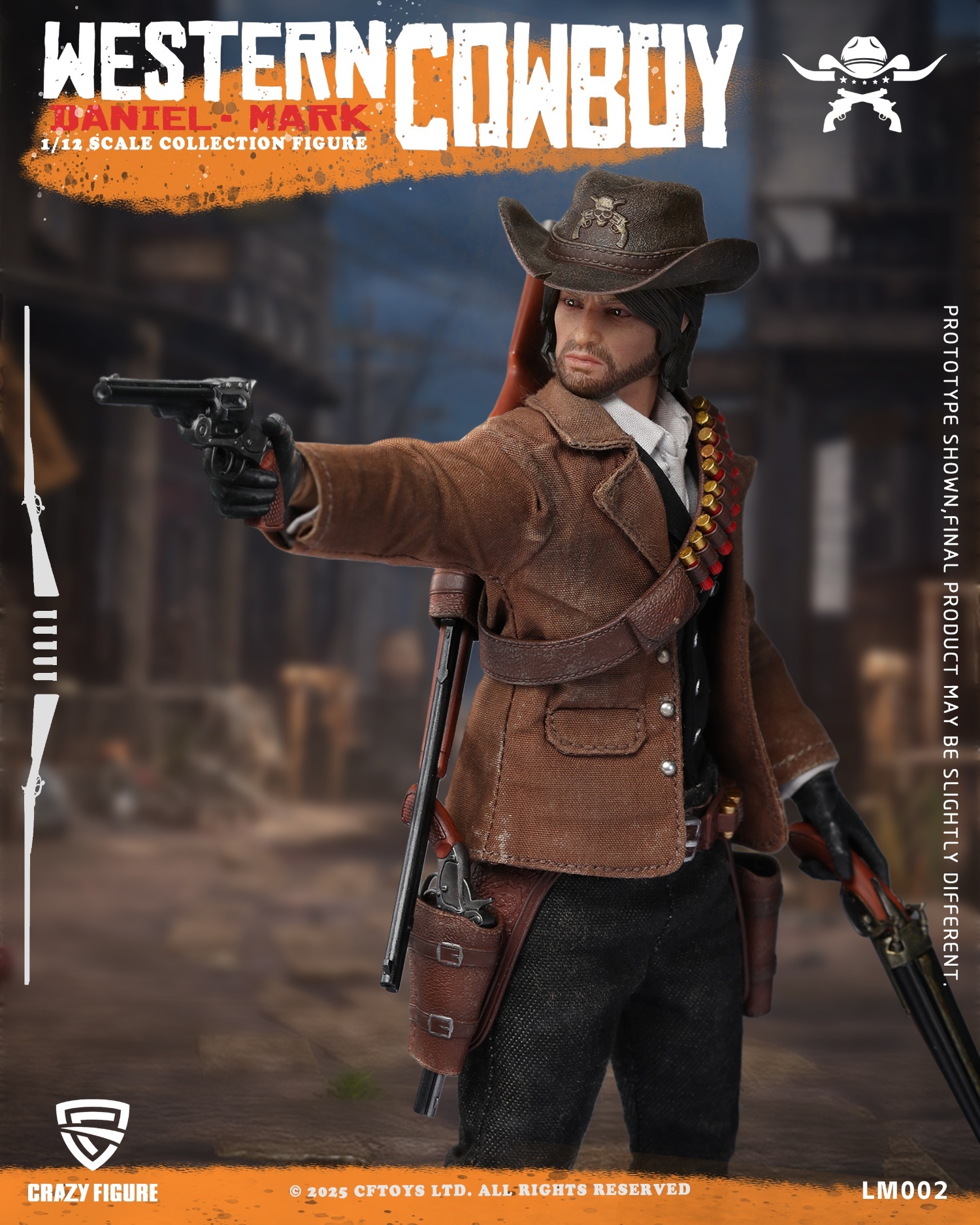 (Pre-Order)  CFTOYS Western Cowboy- Daniel Mark  (Deluxe Edition) Action Figure