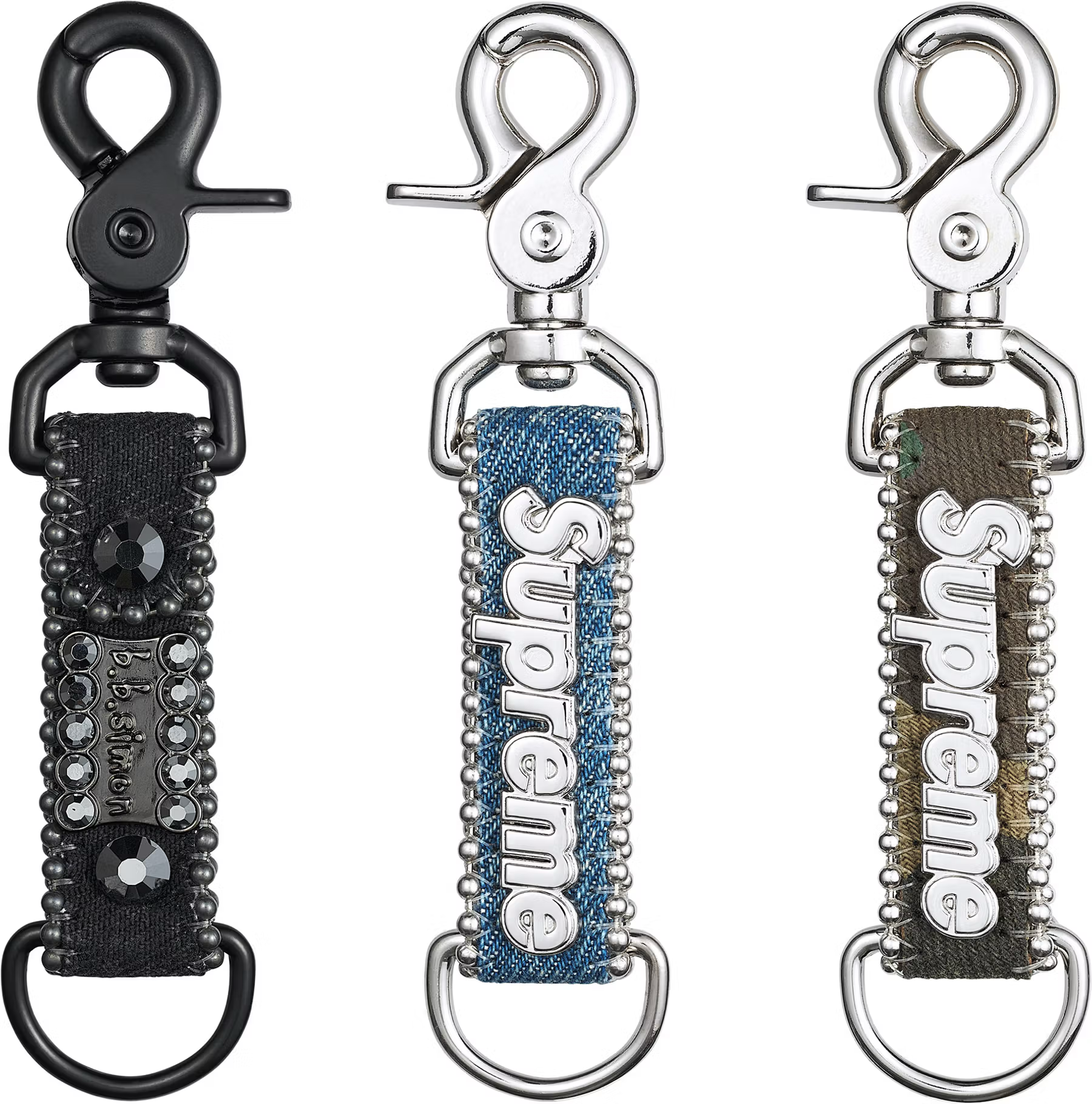Supreme b.b. Simon Denim Keychain 單寧鑰匙圈 吊飾