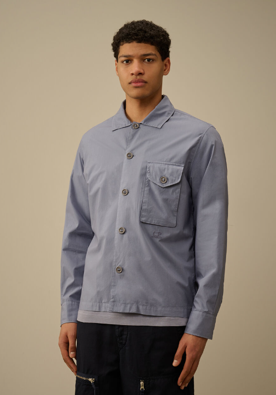 C.P. Company  Popeline shirt   purple   JUN25