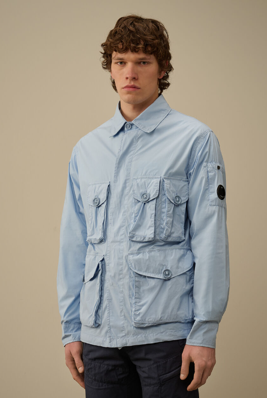 C.P. Company  50 Fili Stretch Multi-Pocket  shirt   JUN25
