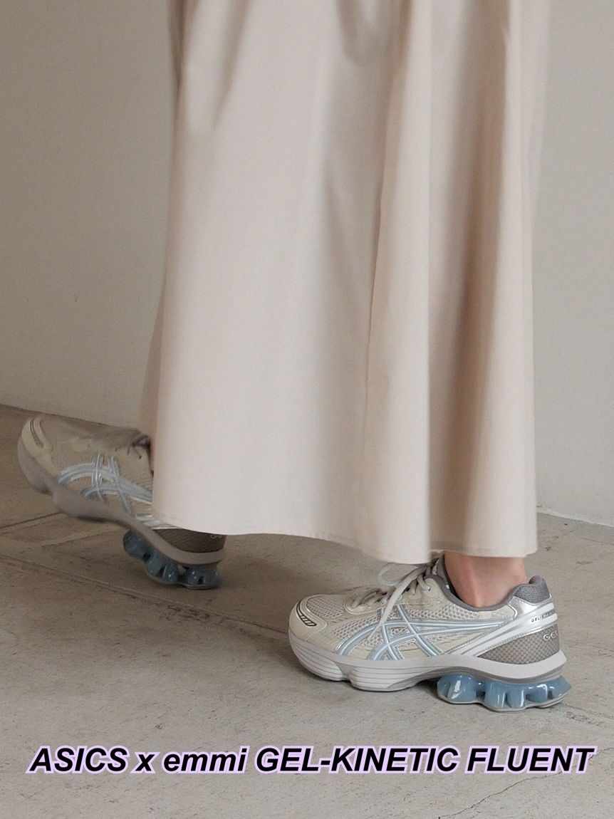 ASICS x emmi GEL-KINETIC FLUENT 淺藍邊波鞋