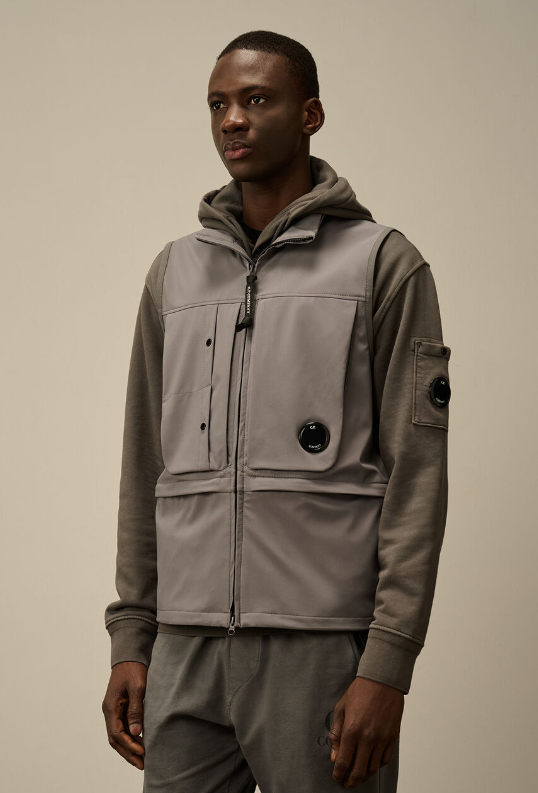 C.P. Company   C.P. Shell-R Hooded Vest   JUN25