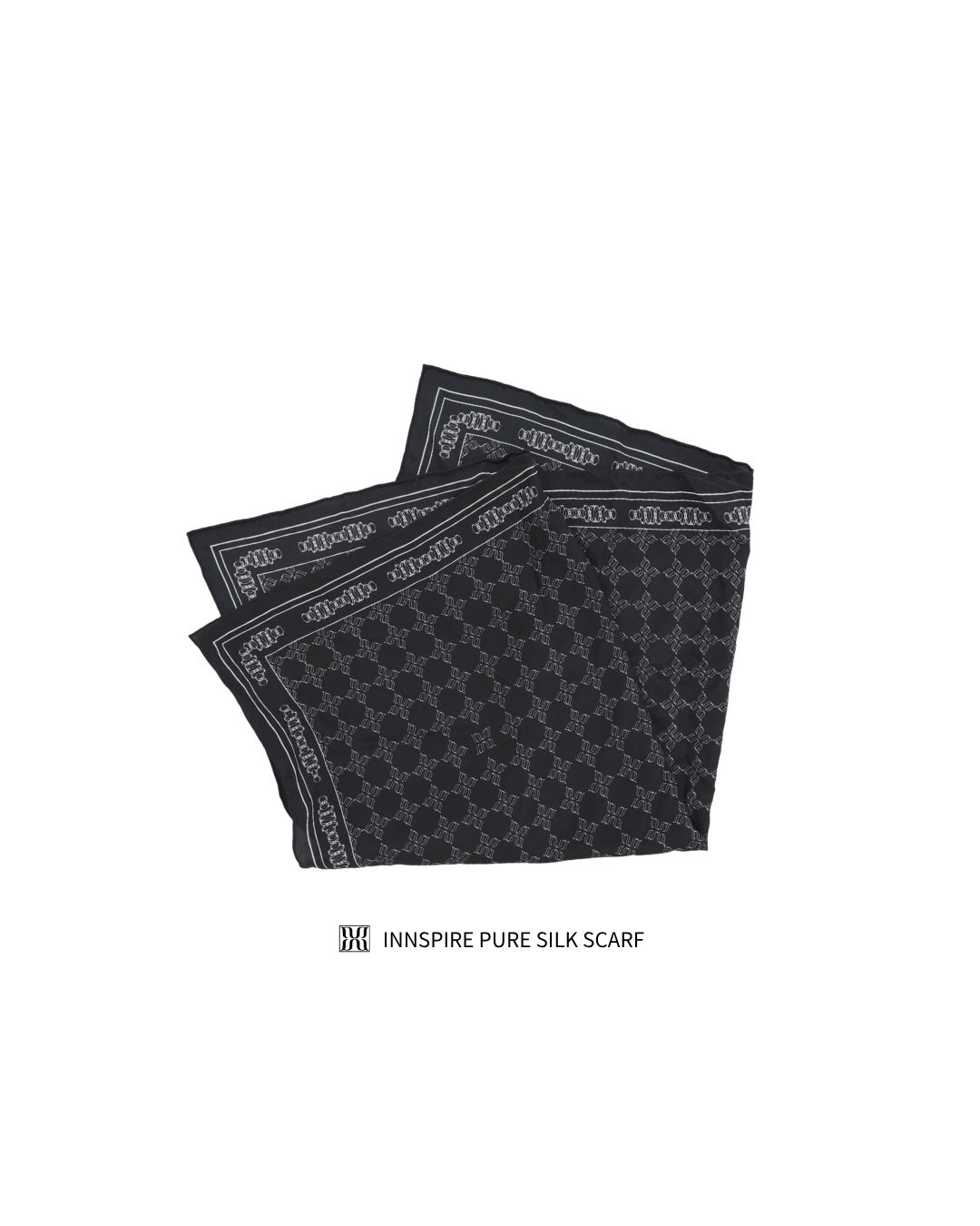 INNSPIRE雙皺真絲絲巾
