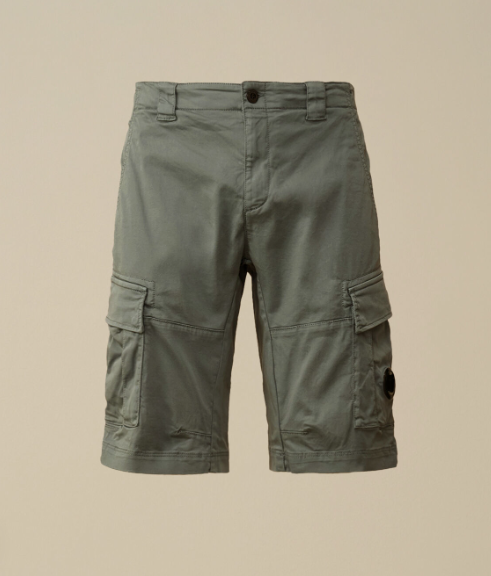 C.P. Company  Stretch Satin Cargo Shorts   JUN25