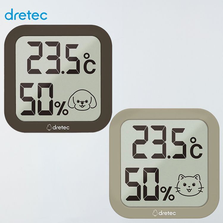Dretec 寵物環境溫濕度計 (狗)/(貓) / H6 KA892