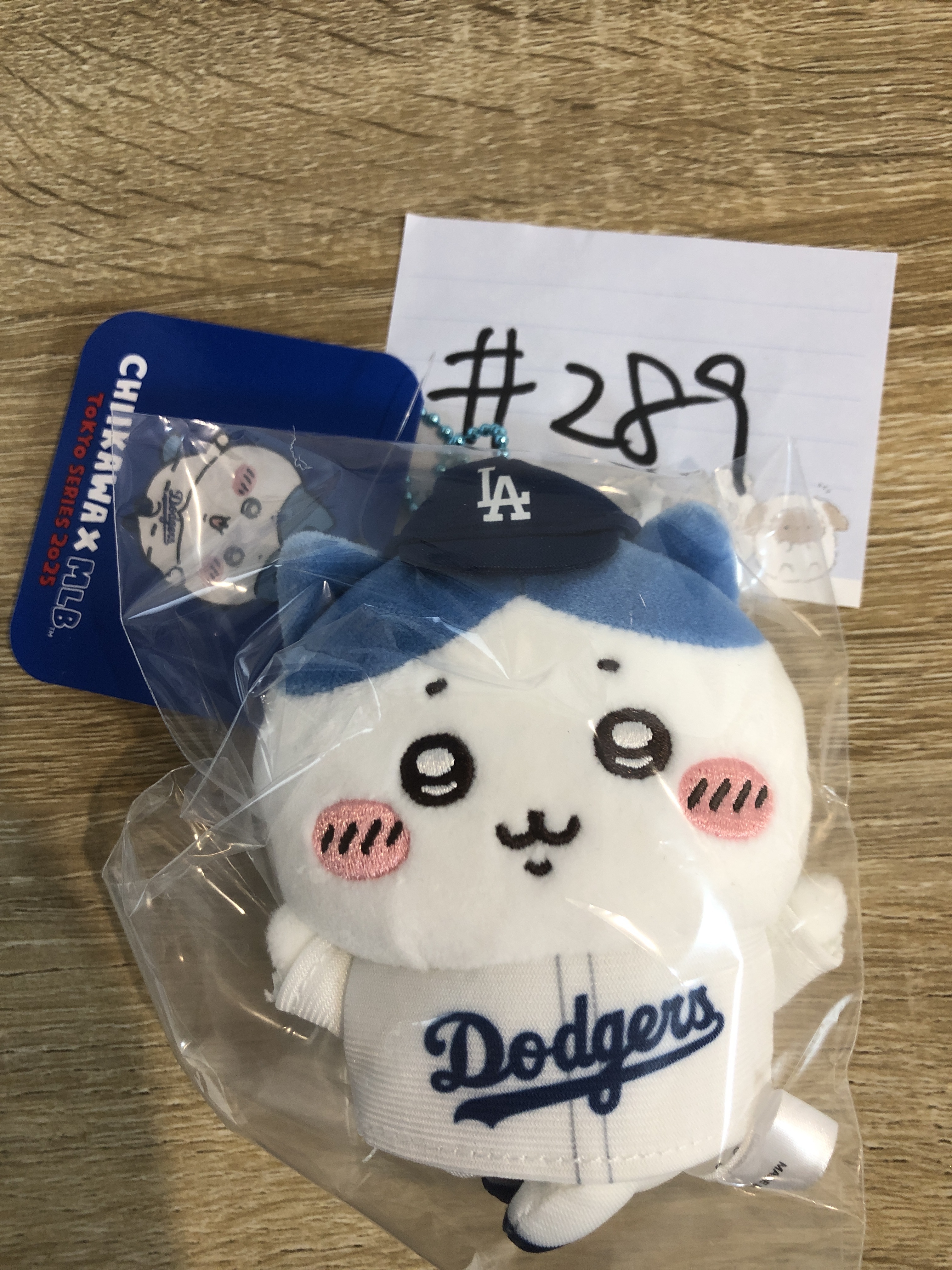 CHIIKAWA MLB系列 八字貓 公仔#289