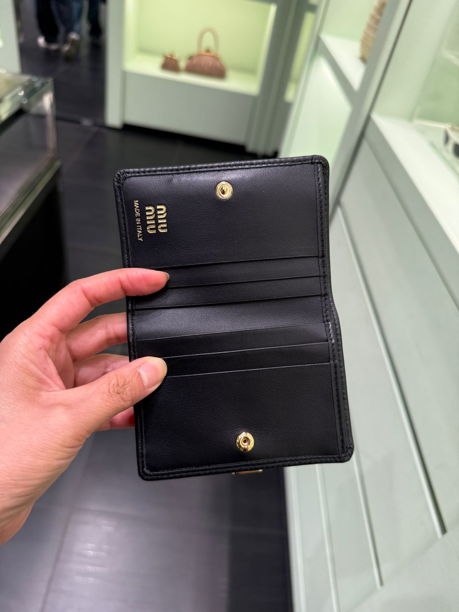 Miumiu Cognac Leather Coin Purse 2 colors