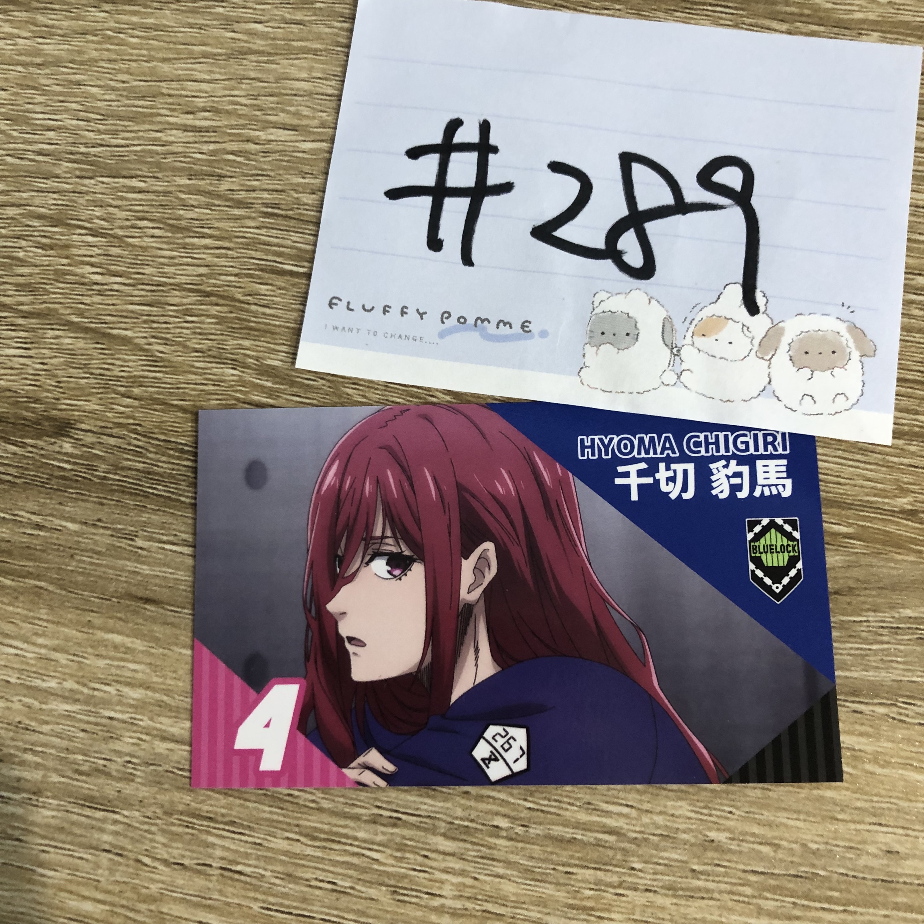 BlueLock 千切 小卡#289