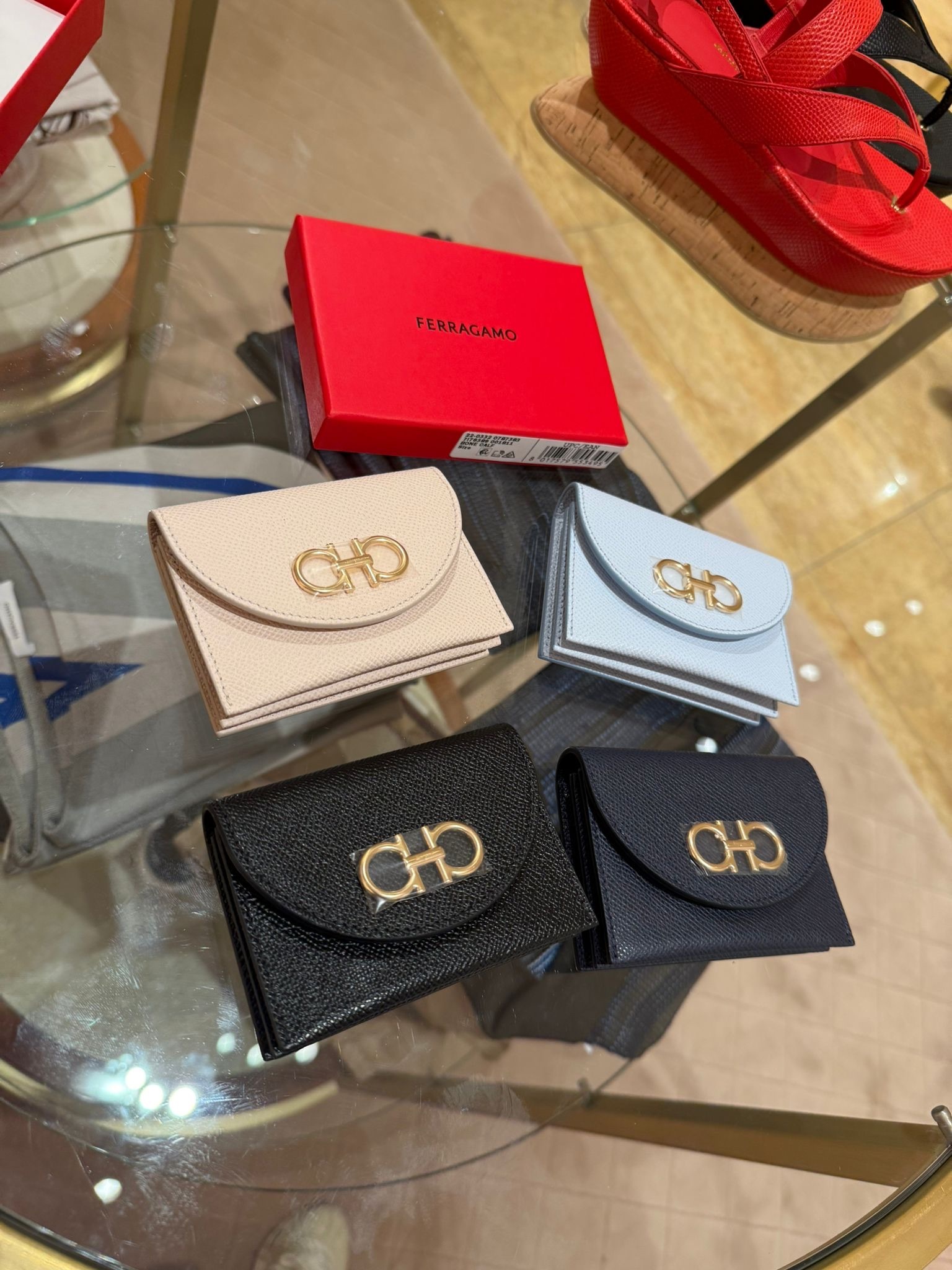 Salvatore Ferragamo classic horsebit cardholder 4 colors