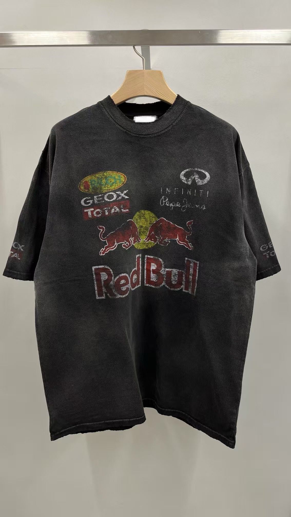 洗水英文字圖案短袖Tee T5739