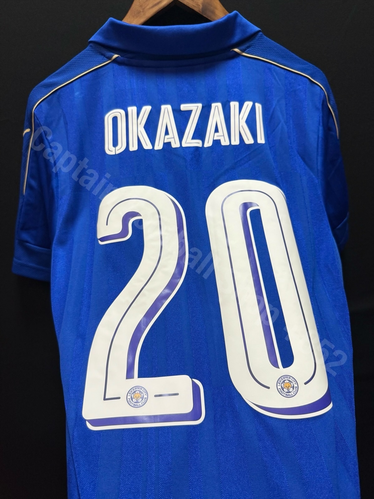 Premier League Leicester City OKAZAKIシャツ Leicester City 2016-2017 Puma Home Shirt #20 OKAZAKI