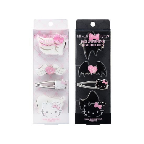 《現貨》Fillimilli x Hello Kitty make up hairpin 4p