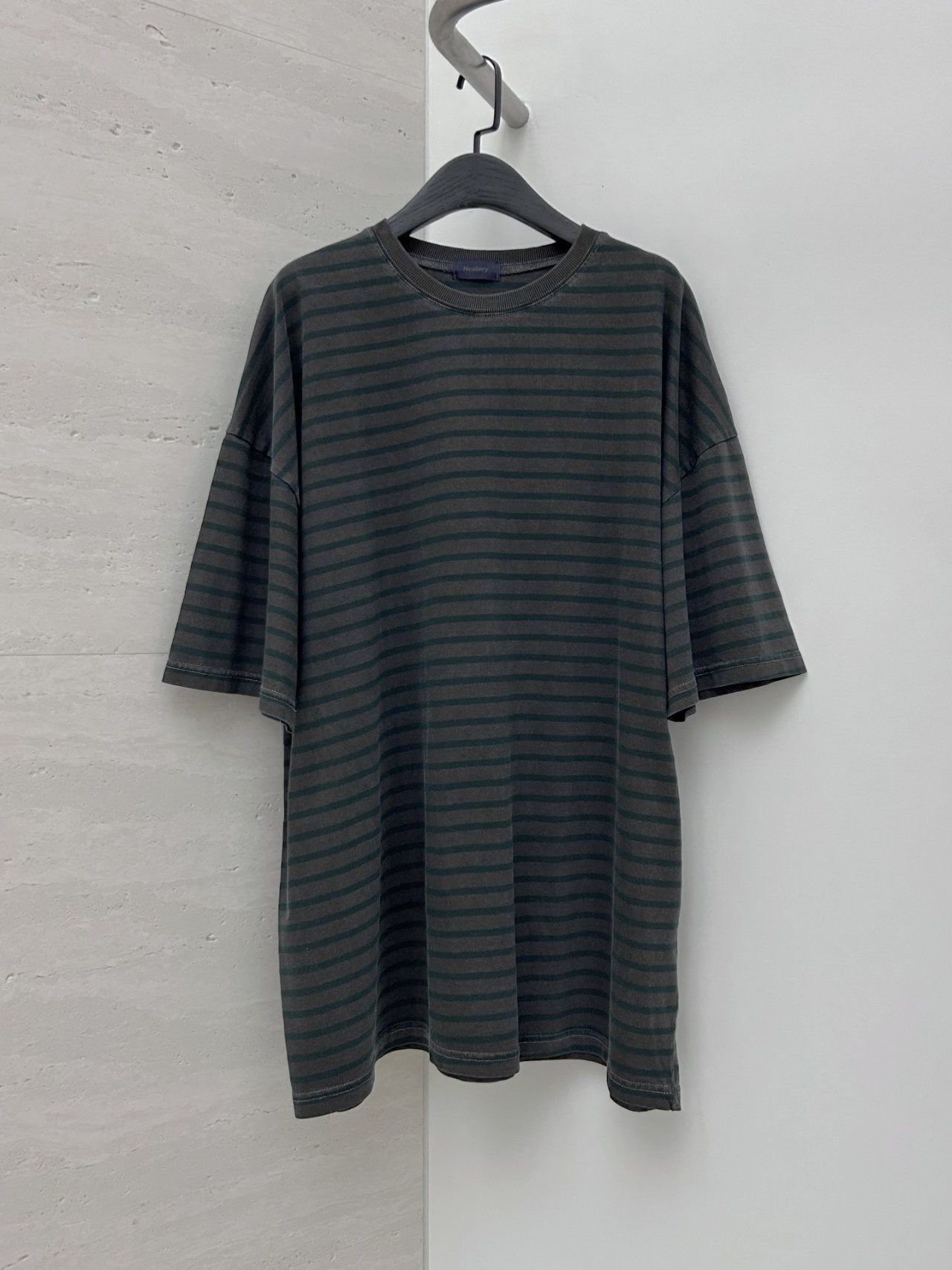 洗水橫間短袖Tee Hestory-076T