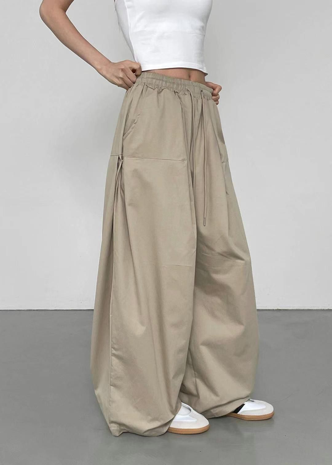 淨色鬆身褲 Hestory-078P