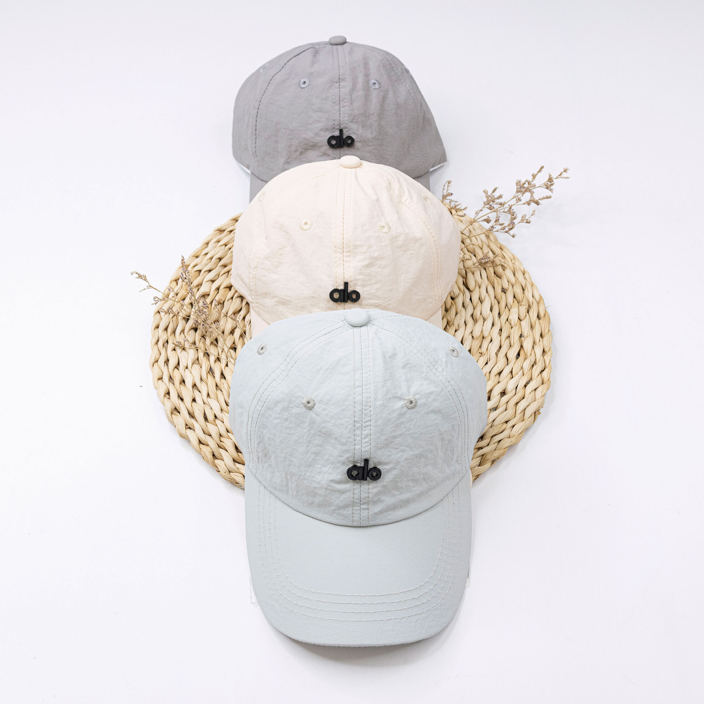 【JA1514】素色字母速乾棒球帽＊三色