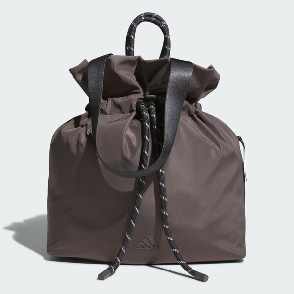 Adidas FAV Tote Bag IT2037 女 手提包 抽繩 束口 運動 休閒 咖啡