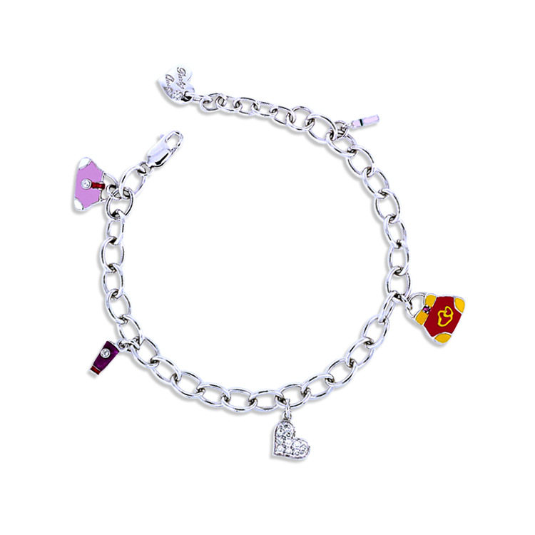 925純銀「Vogue」晶鑽手鍊 (17公分+2.5公分延長鍊)-AZSDL0001