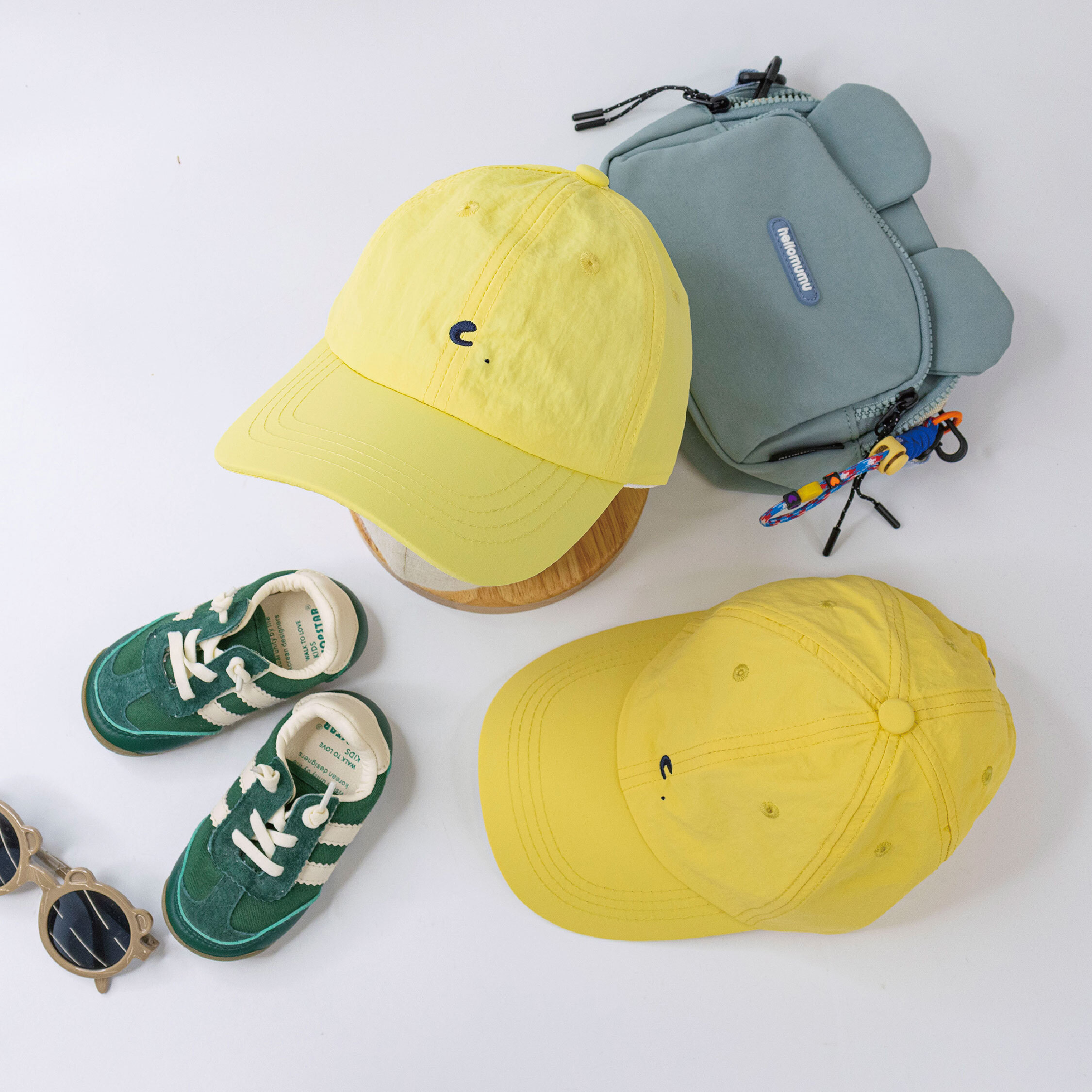 【JA1511】檸檬蛋糕C字刺繡速乾棒球帽＊二色