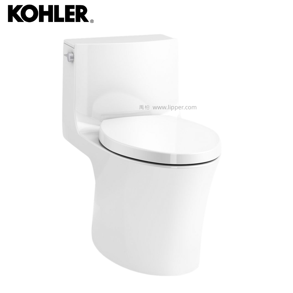 ★ 個性盡顯優惠 ★ KOHLER Veil 五級旋風單體馬桶(不含馬桶蓋) K-1381T-NS-0