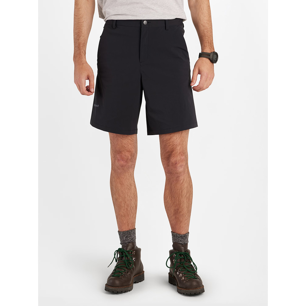 Marmot Men's Arch Rock UPF 50 Shorts 8" 男款防曬撥水快乾彈性短褲 M15340-0001 Black [HappyOutdoor]