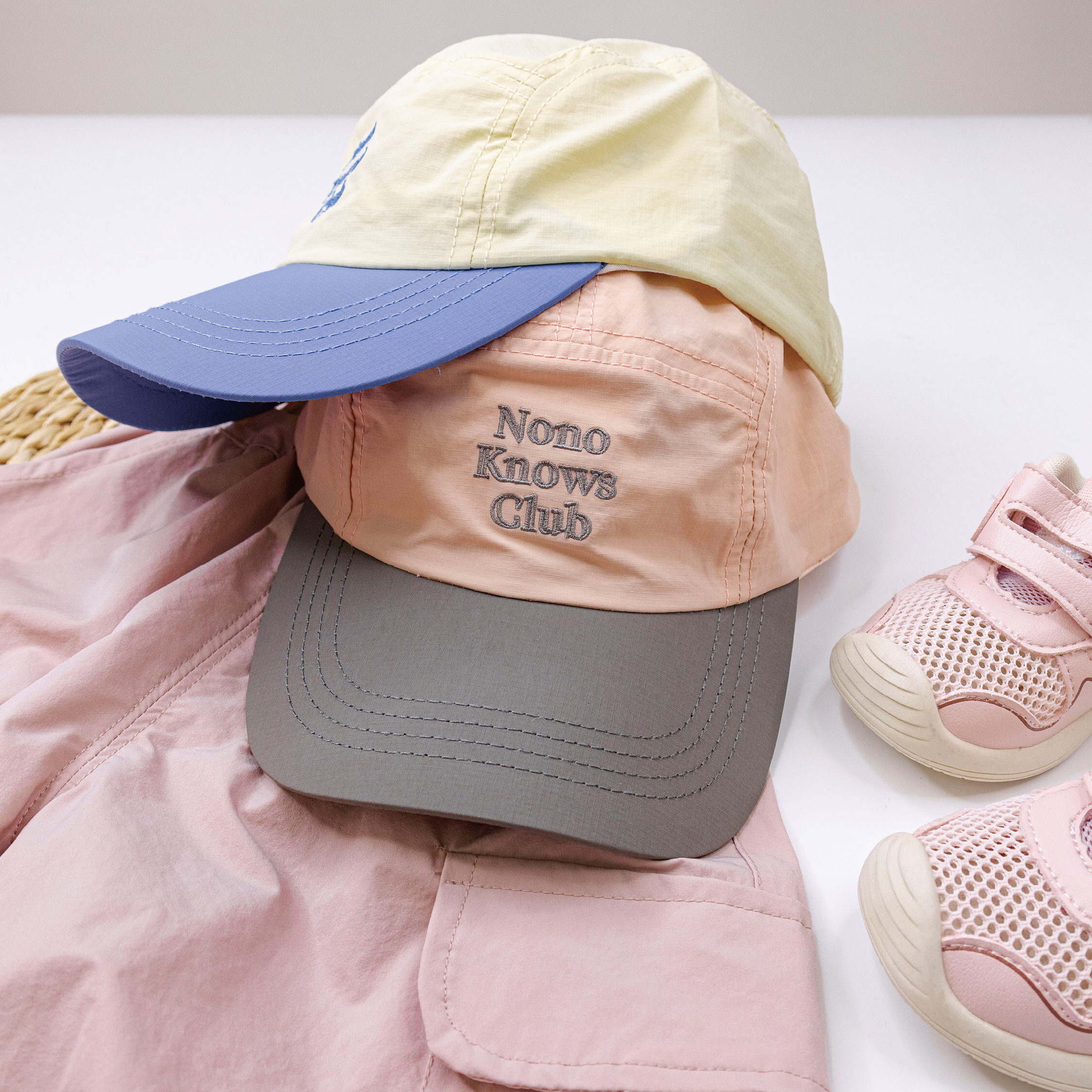 【JA1509】撞色潮流字母速乾棒球帽＊二色