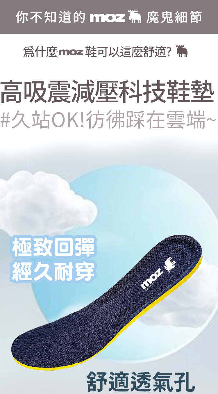 高吸震減壓科技鞋墊