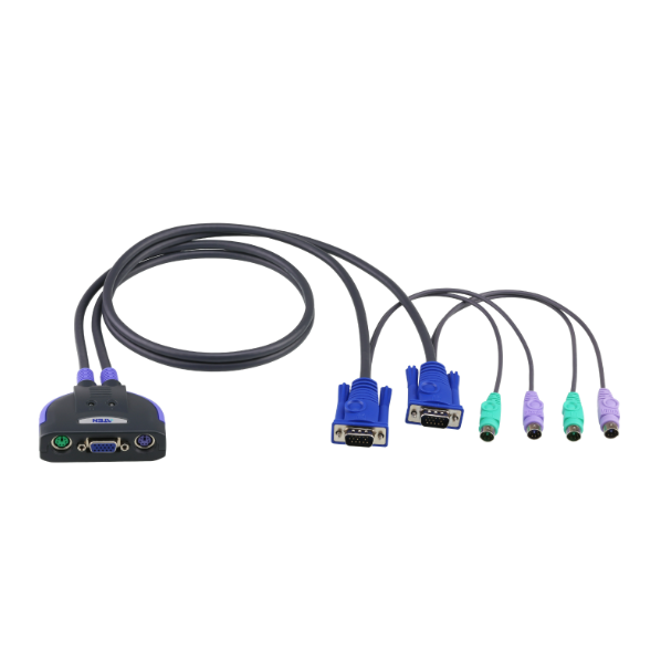 CS62S0000000COP1 Aten 2 Ports Mini KVM 交換器