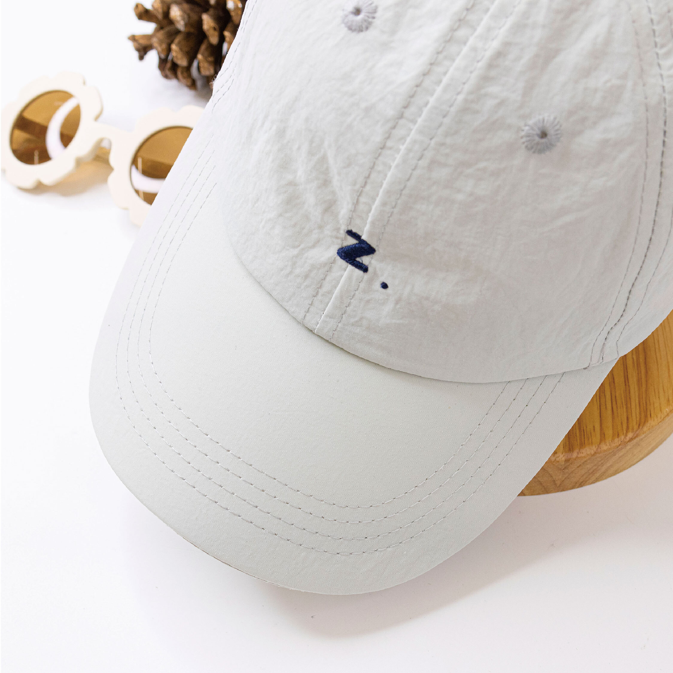 【JA1508】清藍刺繡Z速乾棒球帽