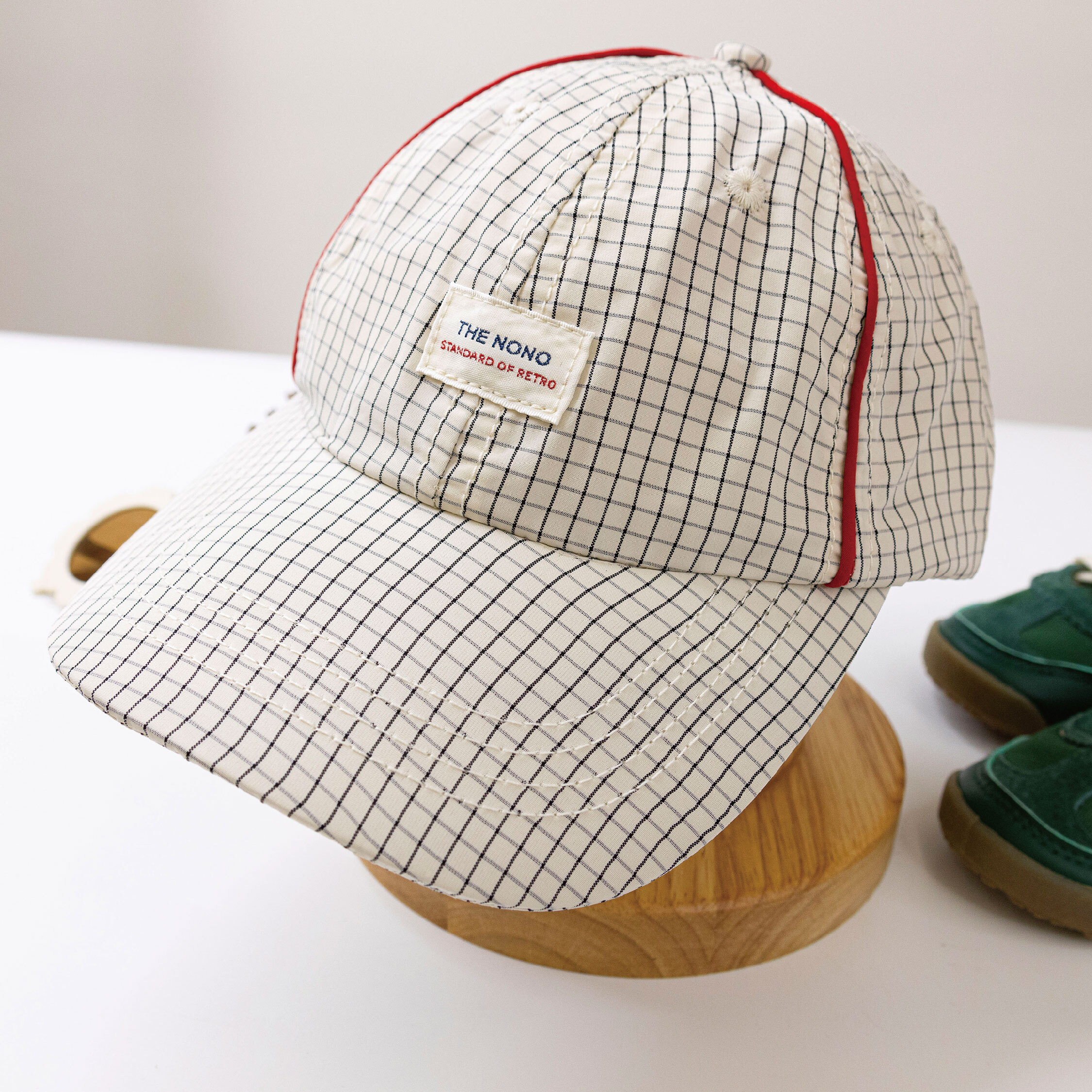 【JA1507】奶油方格速乾棒球帽